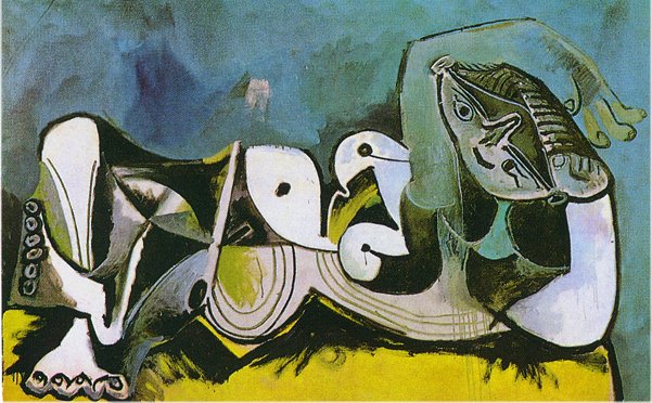 Pablo Picasso Oil Paintings Lying Female Nude Surrealism